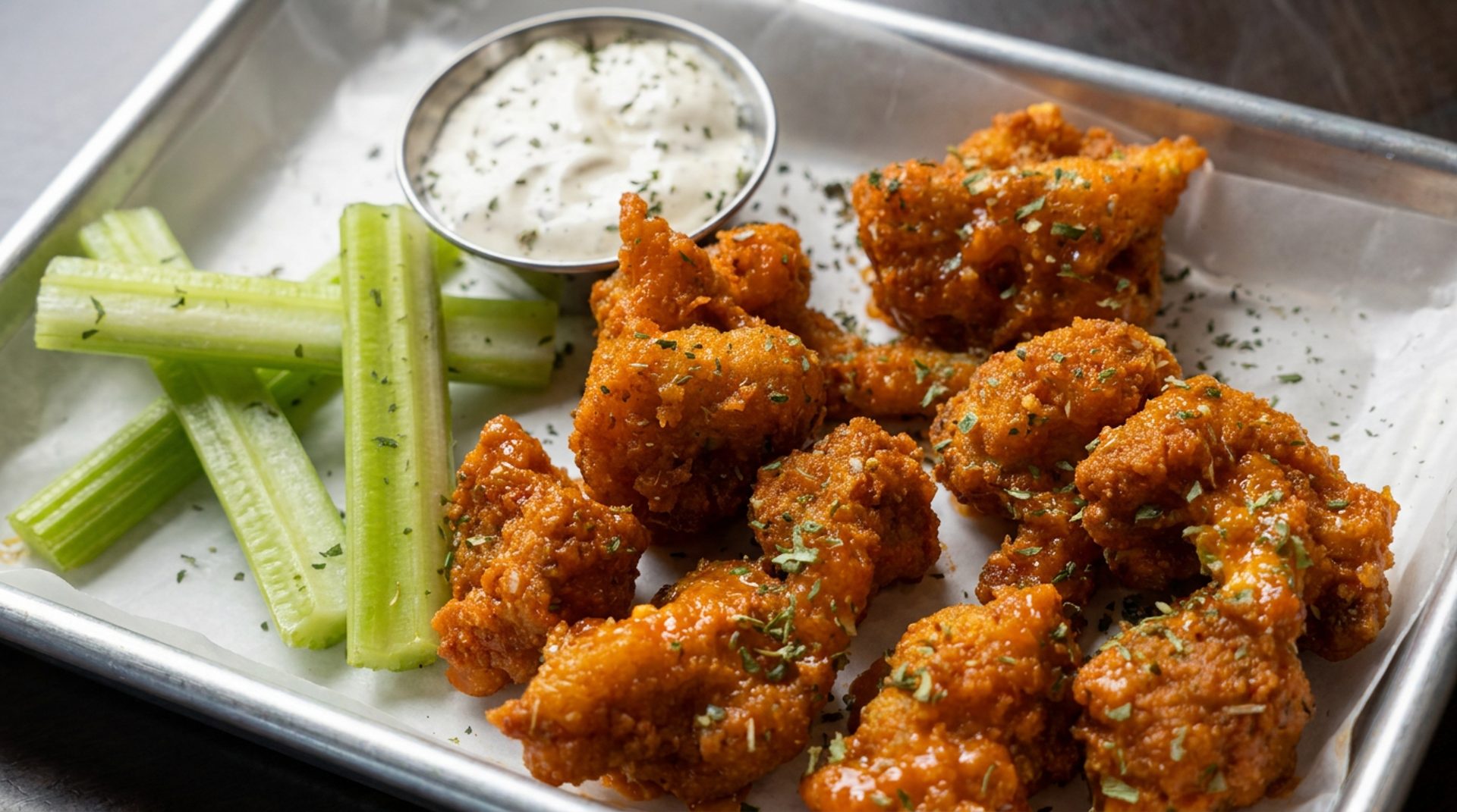 Cauliflower Buffalo Bites