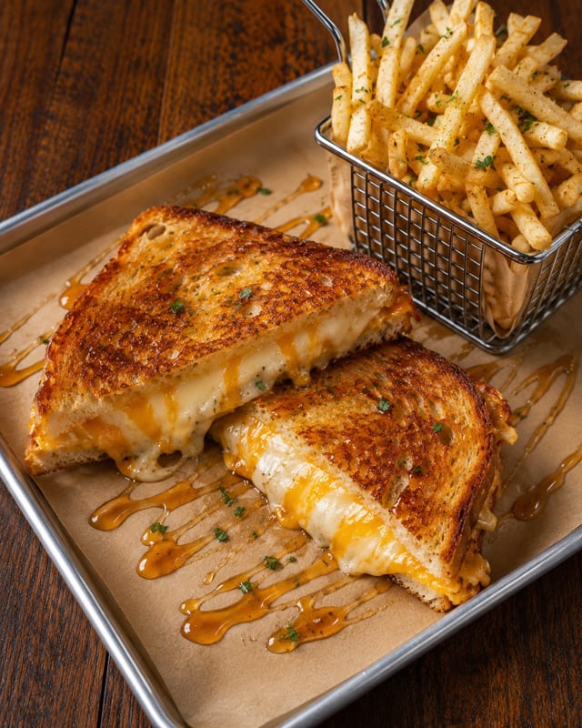 Hot Honey Grilled Cheese.
