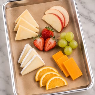 Assorted Cheese & Fruits