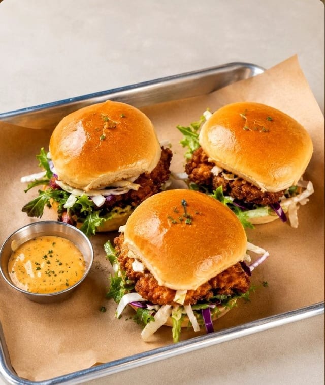 Nashville Hot Chicken Sliders.
