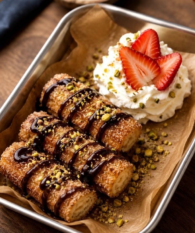 Caramel Chocolate Churros.