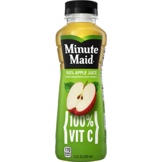 Minute maid apple juice.